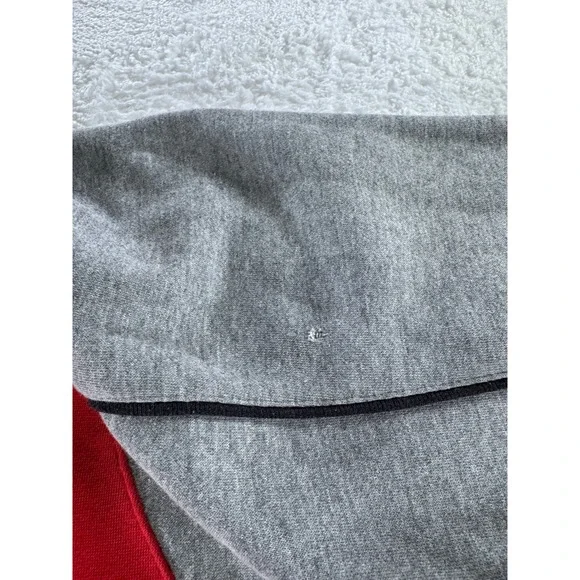 Vintage Brooklyn Xpress Express‎ Hoodie Y2K Gothic Grunge Zip Red Gray XXXL 3XL - Picture 7 of 8